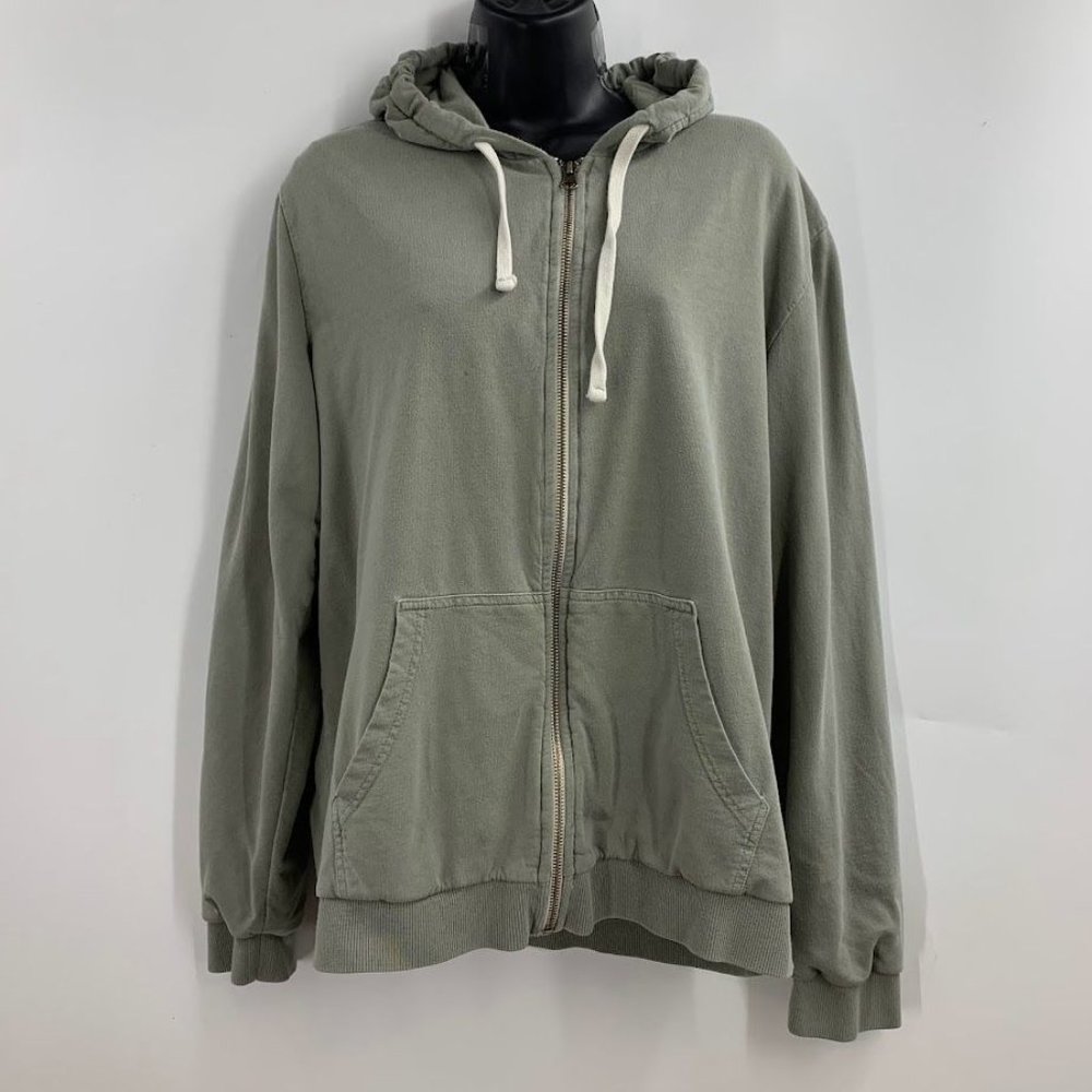 Marine Layer Men's Classic Cotton Full Zip Long Sleeve Hoodie Size L